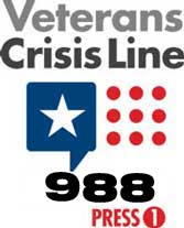 Veterans Crisis Line 1-800-273-8255 Press #1